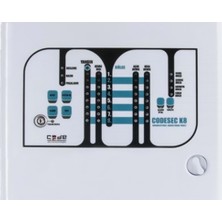 Codesec K8A - 8 Bölgeli Konvansiyonel Yangın Ihbar Paneli