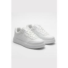 Letao Unisex Beyaz Sneaker Günlük Rahat Hafif Taban Ayakkabı