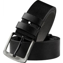 Rizzup Siyah Düz Sade Suni Deri Kemer – Günlük Spor Kombinler Için Kemer 2602656