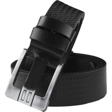 Rizzup Siyah %100 Hakiki Deri Erkek Spor Kemer Lazer Desenli Kalın Dilli Kısaltılabilir 2602662