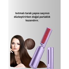 Renklime USB Şarjlı Kablosuz Saç Düzleştirici – Seyahat ve Günlük Kullanım