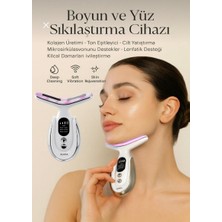 Nivego Yeni Nesil Yüz Sıkılaştırıcı Ems Teknolojili 45° Isıtmalı LCD Göstergeli Boyun ve Yüz Gerdirici Iyileştirici
