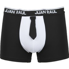 Rizzup Erkek Siyah Smokin Desenli Boxer – Kravat Detaylı, Pamuk & Likralı Boxer 2603112