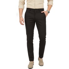 Rizzup Erkek Kahve Modern Fit Likralı Kumaş Pantolon Günlük & Ofis Kullanımı 2602020