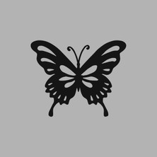 Renklime Ahşap Işleme Duvar Süsü- Kelebek - 50 cm x 30 cm