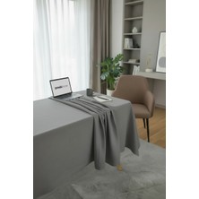 Pimula Home Nora Ketensi Dokulu Leke Tutmaz Masa Örtüsü Düz Renk