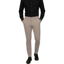 Rizzup Vizon Dar Kesim Beli Lastikli Çizgi Dokulu Likralı Erkek Pantolon – Şık & Konforlu Tasarım 2600700