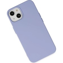 Renklime Newface iPhone 14 Plus Kılıf Nano Içi Kadife Silikon - Lila