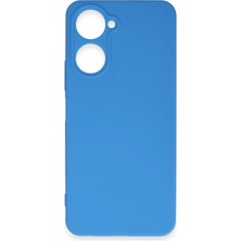 Renklime Newface Vivo Y18 Kılıf First Silikon - Mavi