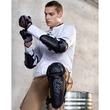 Ebakbak Motosiklet Dizlik Dirseklik Set Ergonomik Lüx Bacak ve Kol Koruma Motorcu Takım