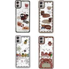 Renklime Newface Samsung Galaxy A05 Kılıf Sweet Desenli Silikon Kapak - Açık Mavi