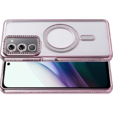 Renklime Joko Xiaomi Redmi 15 4g Joke Simli Magneticsafe Kılıf - Pembe