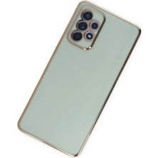 Renklime Newface Samsung Galaxy A52 Kılıf Volet Silikon - Açık Yeşil