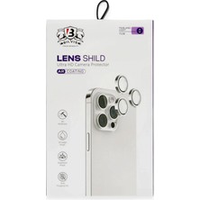 Renklime Newface iPhone 16 Bilvis Titan Kamera Lens - Gümüş