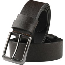 Rizzup Erkek Koyu Kahve Ince Klasik Suni Deri Kemer – Günlük ve Şık Kullanım 2602674