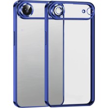 Renklime Newface Apple iPhone 17 Air Razer Lensli Silikon - Lacivert