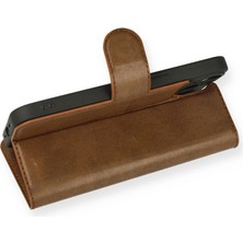 Renklime Newface iPhone 14 Kılıf Trend S Plus Kapaklı Kılıf - Taba