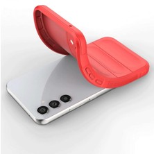 Renklime Newface Samsung A36 Kılıf Optimum Silikon - Kırmızı