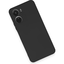 Renklime Newface Vivo Y16 Kılıf Nano Içi Kadife Silikon - Siyah