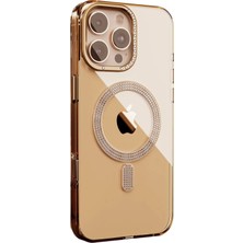Renklime Joko Apple iPhone 16 Pro Max Tash Diamond Magsafe Kapak - Gold