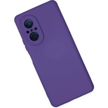 Renklime Newface Huawei Nova 9 Se Kılıf Nano Içi Kadife Silikon - Mor