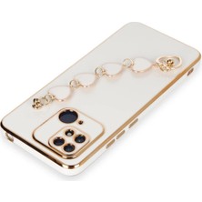 Renklime Newface Xiaomi Redmi 10C Kılıf Esila Silikon - Beyaz