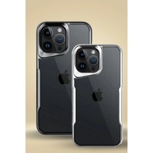 Renklime Newface iPhone 15 Pro Max Kılıf Boyi Silikon Kapak - Titan Gri