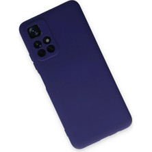 Renklime Newface Xiaomi Redmi Note 11T Kılıf Nano Içi Kadife Silikon - Mor