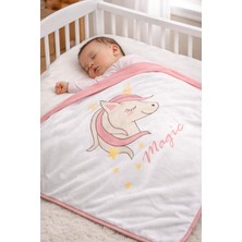 Miespiga Unicorn Elyaflı Bebek Battaniyesi 75X100
