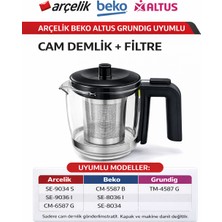 Arçelik 9034 Demlik+Kapak+ Filtre