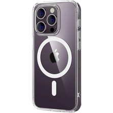 Renklime Newface Apple iPhone 16 Pro Max Combo Sert Şeffaf Magsafe Kapak - Şeffaf