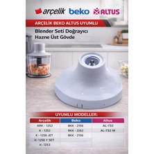 Arçelik Blender Doğrayıcı Gövde Grubu Beyaz K 1252 K 1253 Bkk 2155 Bkk 2156 9186887015
