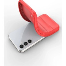 Renklime Newface Samsung Galaxy A16 5g Kılıf Optimum Silikon - Kırmızı