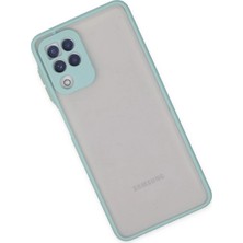 Renklime Newface Samsung Galaxy A22 Kılıf Montreal Silikon Kapak - Turkuaz