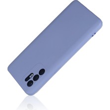 Renklime Newface Oppo Reno 6 Kılıf Nano Içi Kadife Silikon - Lila