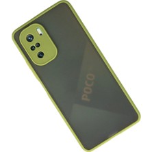 Renklime Newface Xiaomi Poco F3 Kılıf Montreal Silikon Kapak - Açık Yeşil