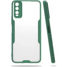 Renklime Newface Vivo Y11S Kılıf Platin Silikon - Yeşil