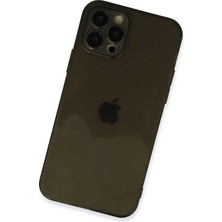 Renklime Newface iPhone 12 Pro Max Kılıf Fly Lens Silikon - Siyah