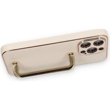 Renklime Newface iPhone 14 Pro Max Kılıf Coco Elit Kapak - Gold