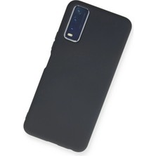 Renklime Newface Vivo Y11S Kılıf Nano Içi Kadife Silikon - Lacivert
