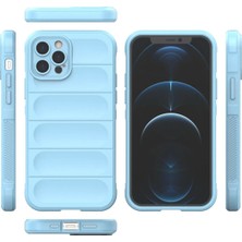 Renklime Newface iPhone 12 Pro Kılıf Optimum Silikon - Sky Blue