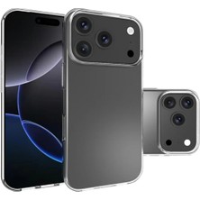 Renklime Newface Apple iPhone 17 Pro Lüx Şeffaf Silikon - Şeffaf