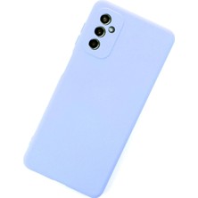 Renklime Newface Samsung Galaxy M52 5g Kılıf Nano Içi Kadife Silikon - Lila