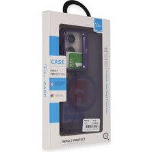 Renklime Joko Samsung Galaxy S24 Flet Lens Magsafe Kapak - Derin Mor