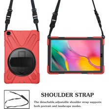 Renklime Newface Samsung Galaxy T510 Tab A 10.1 Kılıf Amazing Tablet Kapak - Kırmızı