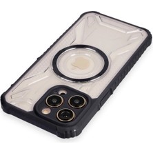 Renklime Newface iPhone 12 Pro Max Kılıf Prag Magneticsafe Kapak - Siyah