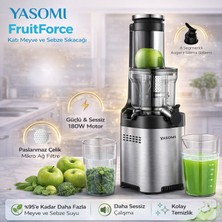 Yasomi Fruitforce 8 Segment 180W Katı Meyve ve Sebze Sıkacağı
