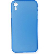 Renklime Newface iPhone Xr Kılıf Pp Ultra Ince Kapak - Mavi