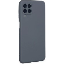 Renklime Newface Samsung Galaxy M33 Kılıf Nano Içi Kadife Silikon - Gri