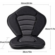 SavaBoards Metal Klipsli Sup Koltuğu Sırt Destekli – Ekstra Kalın Yumuşak Minderli Paddle Board & Kano Koltuğu